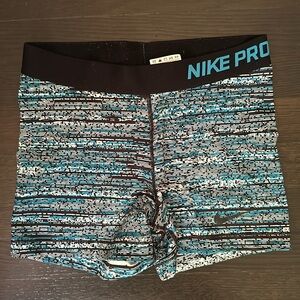 Nike pro women’s workout shorts- great used condition